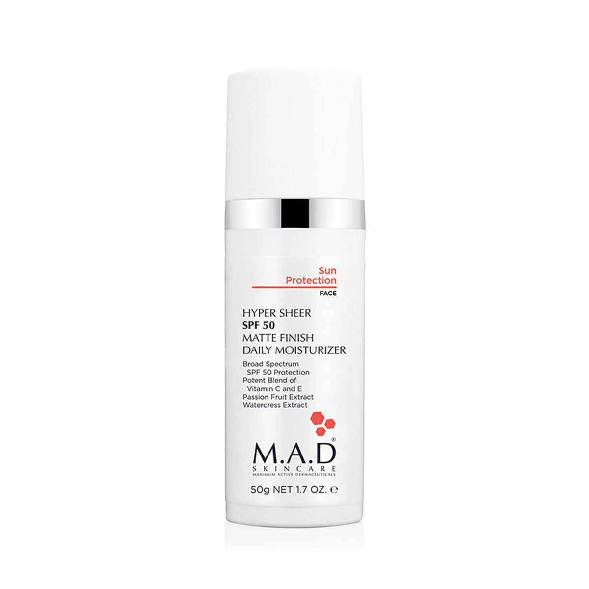 HYPER SHEER SPF 50 MATTE FINISH DAILY MOISTURIZER