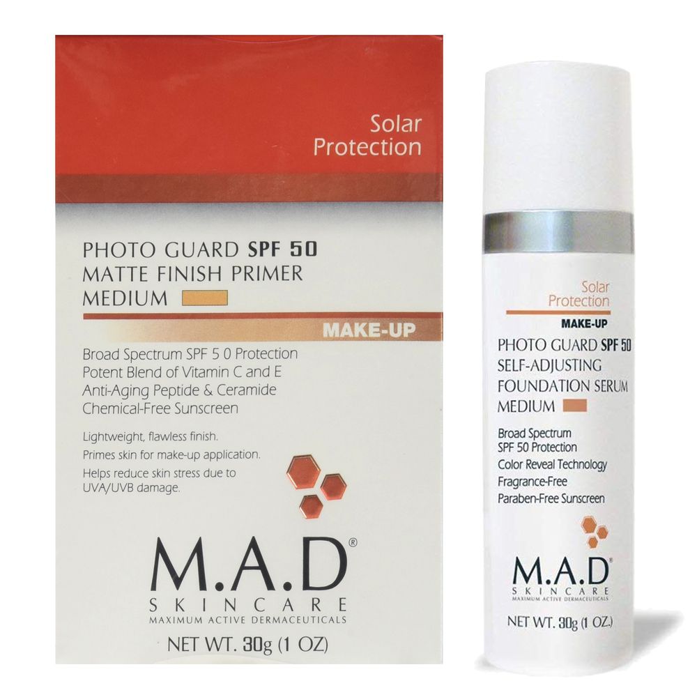 PHOTO GUARD SPF 50 SELF-ADJUSTING FOUNDATION SERUM: MEDIUM